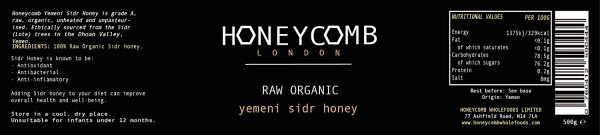 Ingrédients du miel de yemen