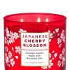 Lumânare Parfumată cu Flori de Cireș Japonez - White Barn