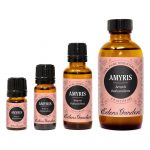 Les bouteilles d’huile essentielle d’Amyris