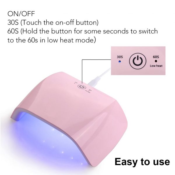 Bouton Portable 18W LED UV Makartt