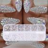 Boîtes de Strass Diamant et Crystal Nail Art
