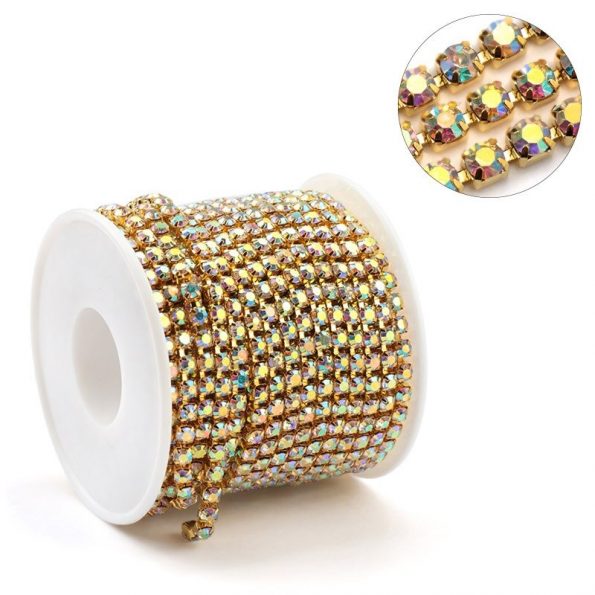 Rouleau-Strass-Gold