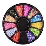 Strass-Rondes-Multicolores